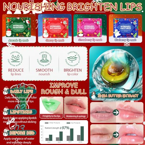 11PCS-Skin-Care-Gift-Sets-for-Women-Xmas-Gifts-for-Women-Christmas-Gifts-with-Foot-MaskHand-MaskFace-MaskHand-CreamLip-Mask-Deeply-Nourishing-Skin-Care-Set-Teenage-Girl-Gifts