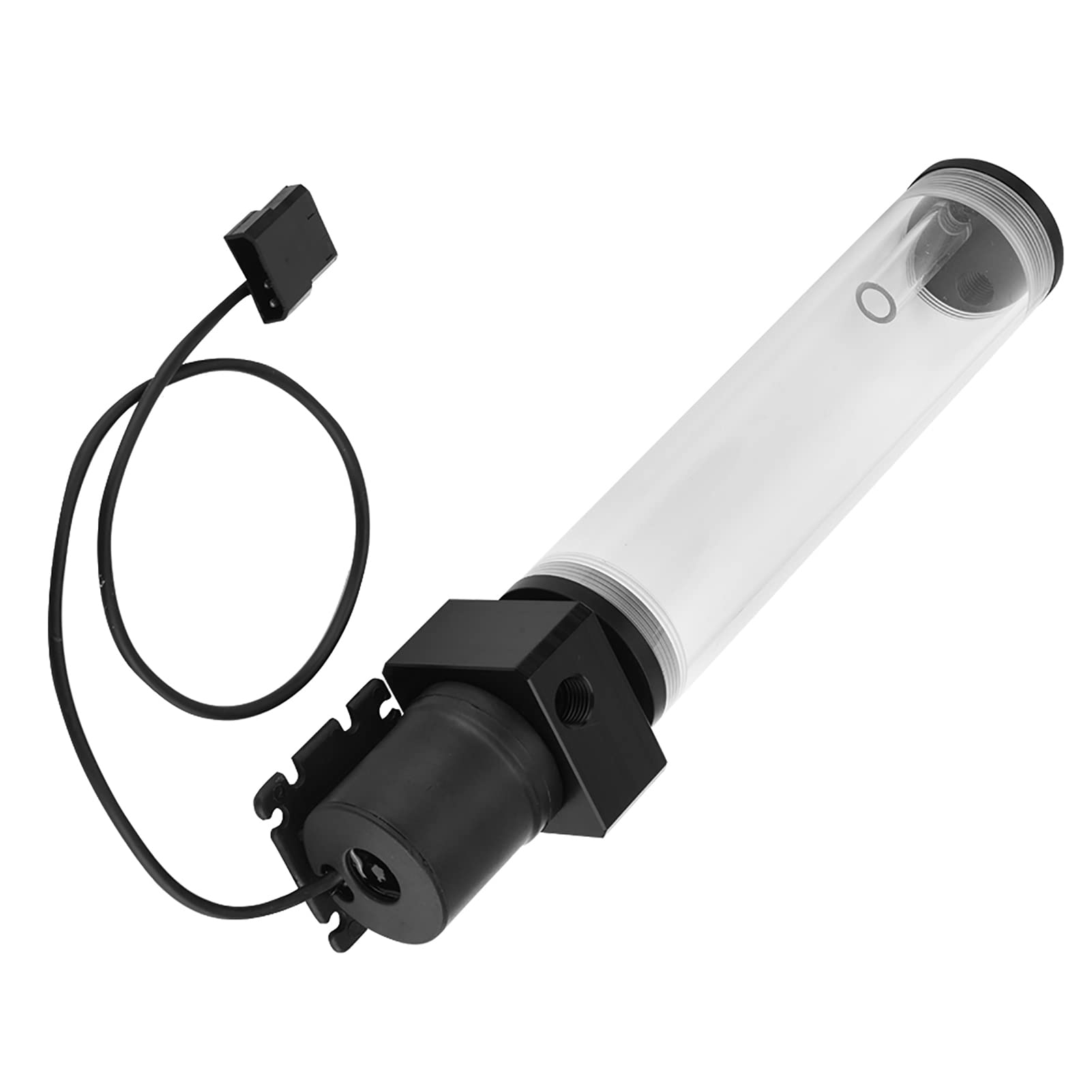 DIY PC system chłodzenia wodą pompa wodna, komputer akrylowy LED zbiornik do chłodzenia wodą zbiornik cylindra 19 W pompa G1 / 4 do PC chłodzenie cieczą CPU (210mm)