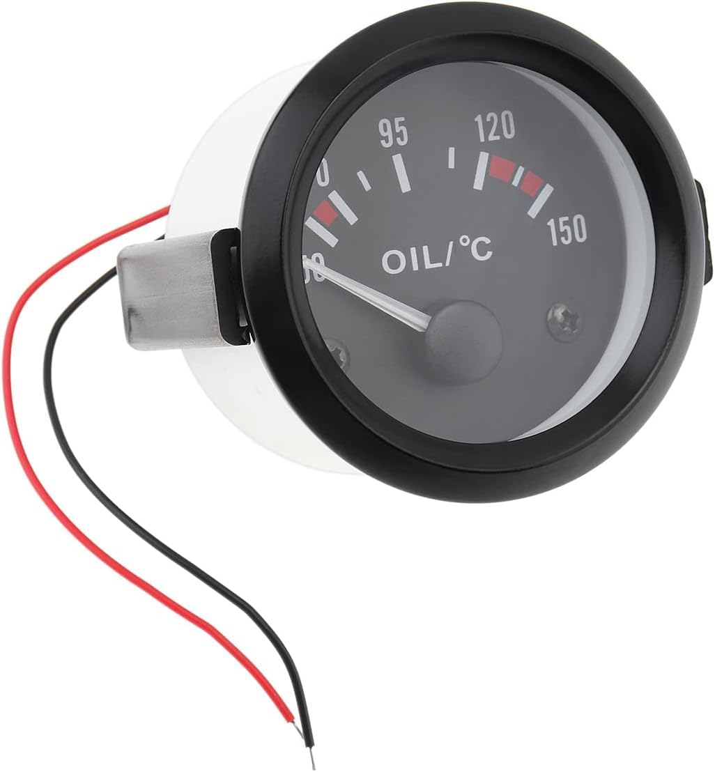 2" 52MM 12V 50-150 Celsius LED Électrique Jauge de Température d'Huile de Voiture avec Capteur de Température