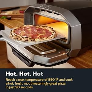 Ooni Volt 12 Electric Pizza Oven - Indoor & Outdoor Versatile Electric Oven, Pizza Cooker with Stone, Indoor and Outdoor Toaster Oven Countertop, Portable Pizza Oven, Cook 12 Inch Pizzas and More Ooni Volt 12 Electric Pizza Oven Indoor Outdoor Versatile Electric Oven Pizza Cooker with Stone Indoor and Outdoor Toaster Oven Countertop Portable Pizza Oven Cook 12 Inch Pizzas and More