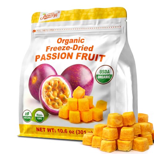 Organic Freeze Dried Passion Fruit Crispy Tropical Sugar Free Dry Fruits