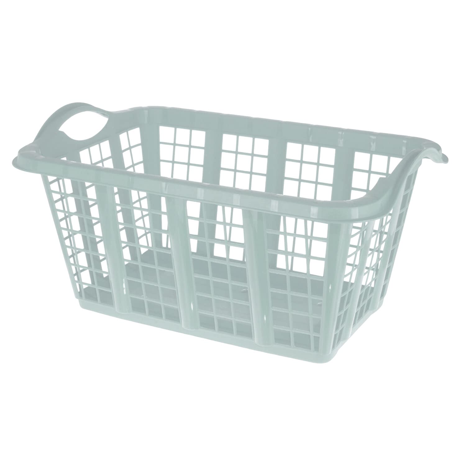 Laundry Basket Hipster Plastic Large Plastic Large Laundry Clothing Washing Bin Hamper Storage Basket Clothes Linen Bedding Blankets, Rectangular (Green)