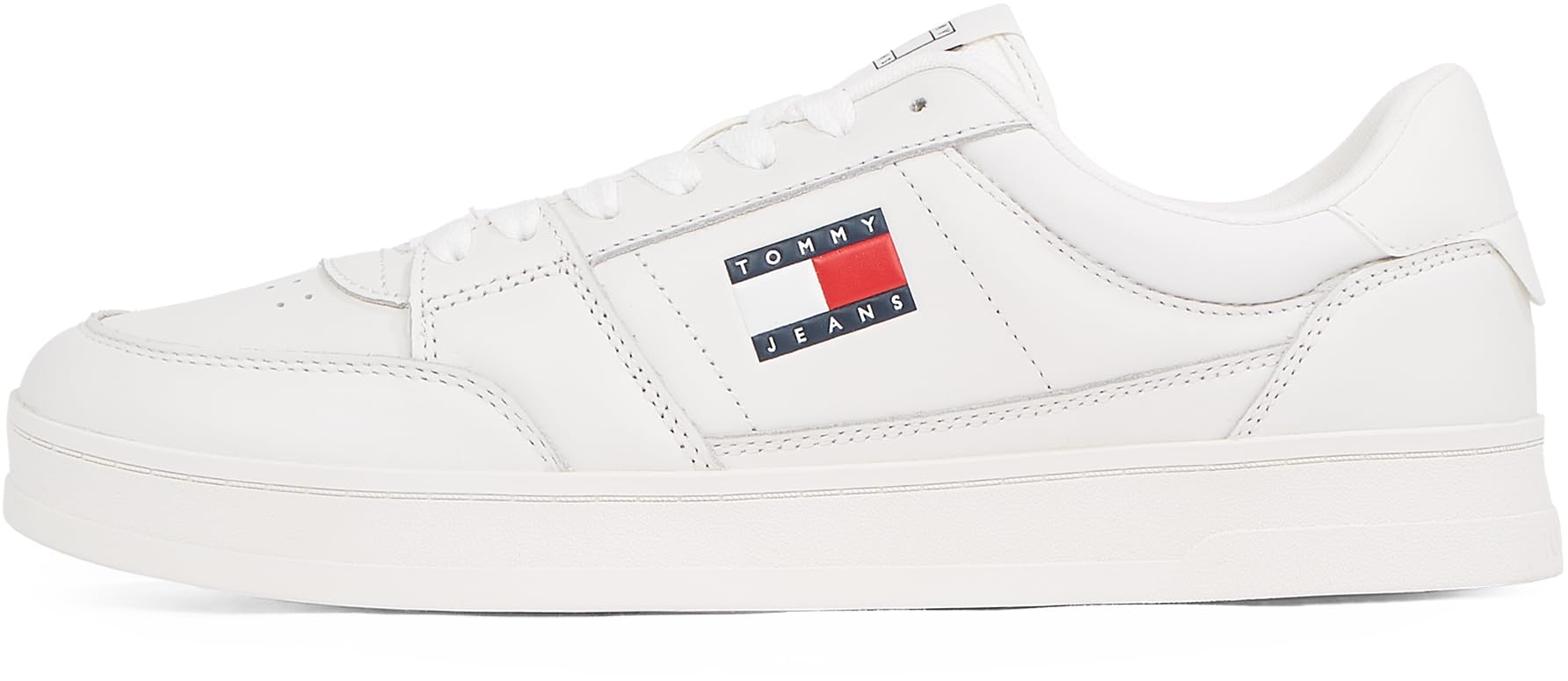 Tommy Jeans The Greenwich Leather Trainers Men's White Size 43 (9)