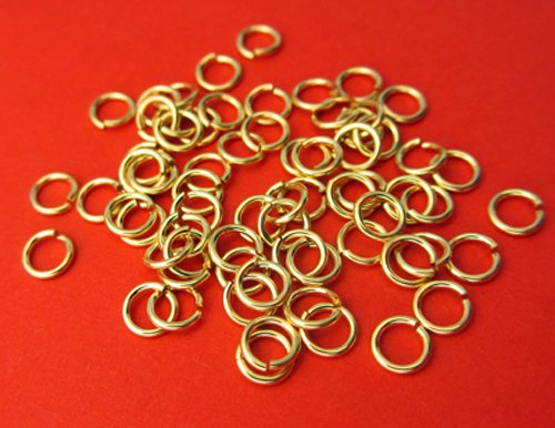 New 4mm 22 Gauge 14k Gold Filled Open Jump Rings 20pcs.