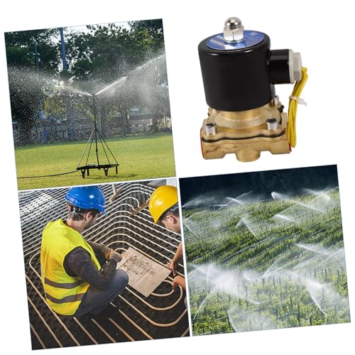 Válvula solenoide de agua de acción directa DN15 1/2 pulgada repuesto de latón DC24V 2W 8