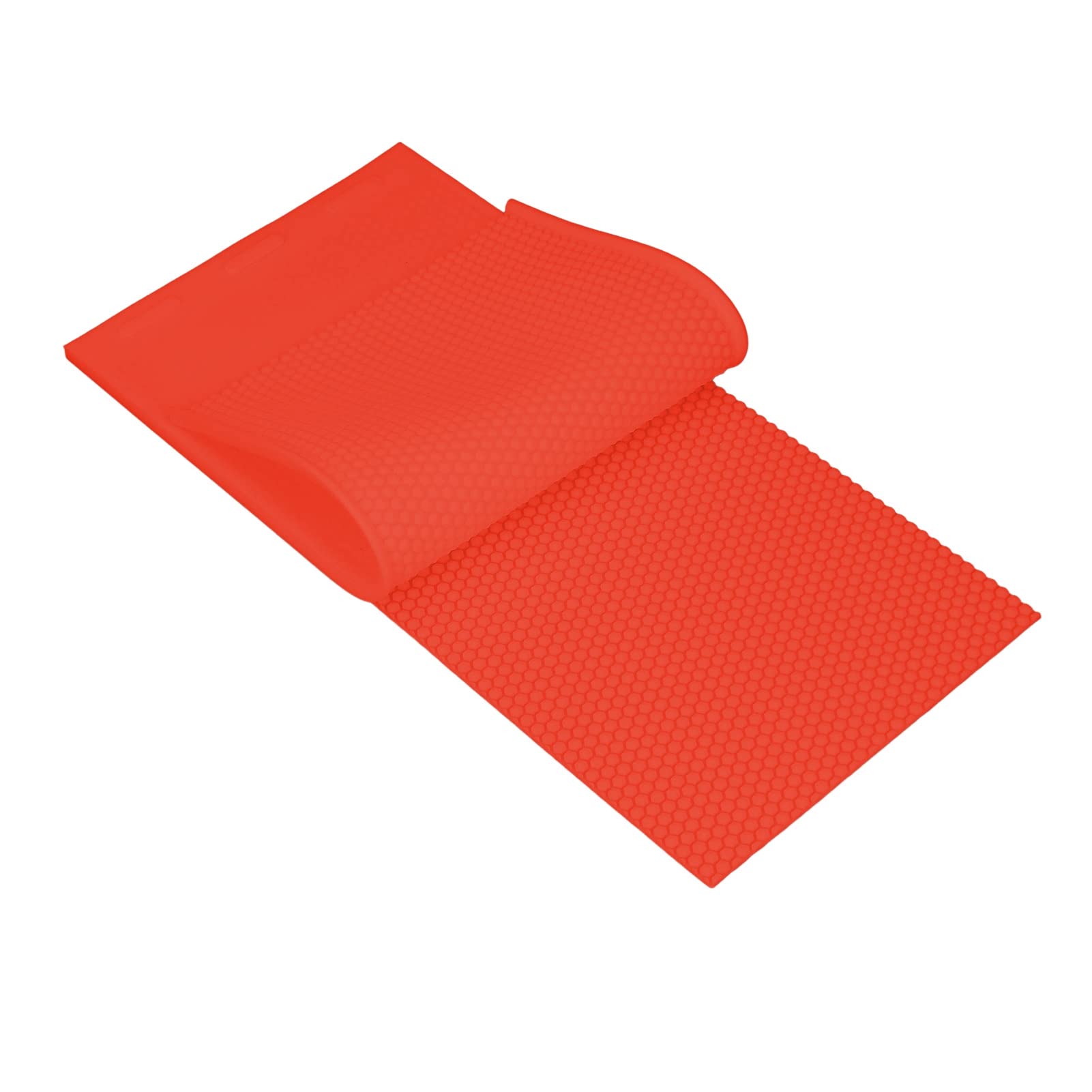Stampo in Cera d'Api in Silicone, Stampo in Cera d'Api per Fondotinta, Riutilizzabile, Morbido per l'alimentazione delle Api (Rosso)