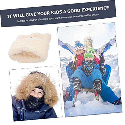 Boy Girl Winter Neckerchief Scarf Warm Neck Gaiter with Lining for Boys and Girls for Cold Weather for Ages Soft and Comfortable Design3