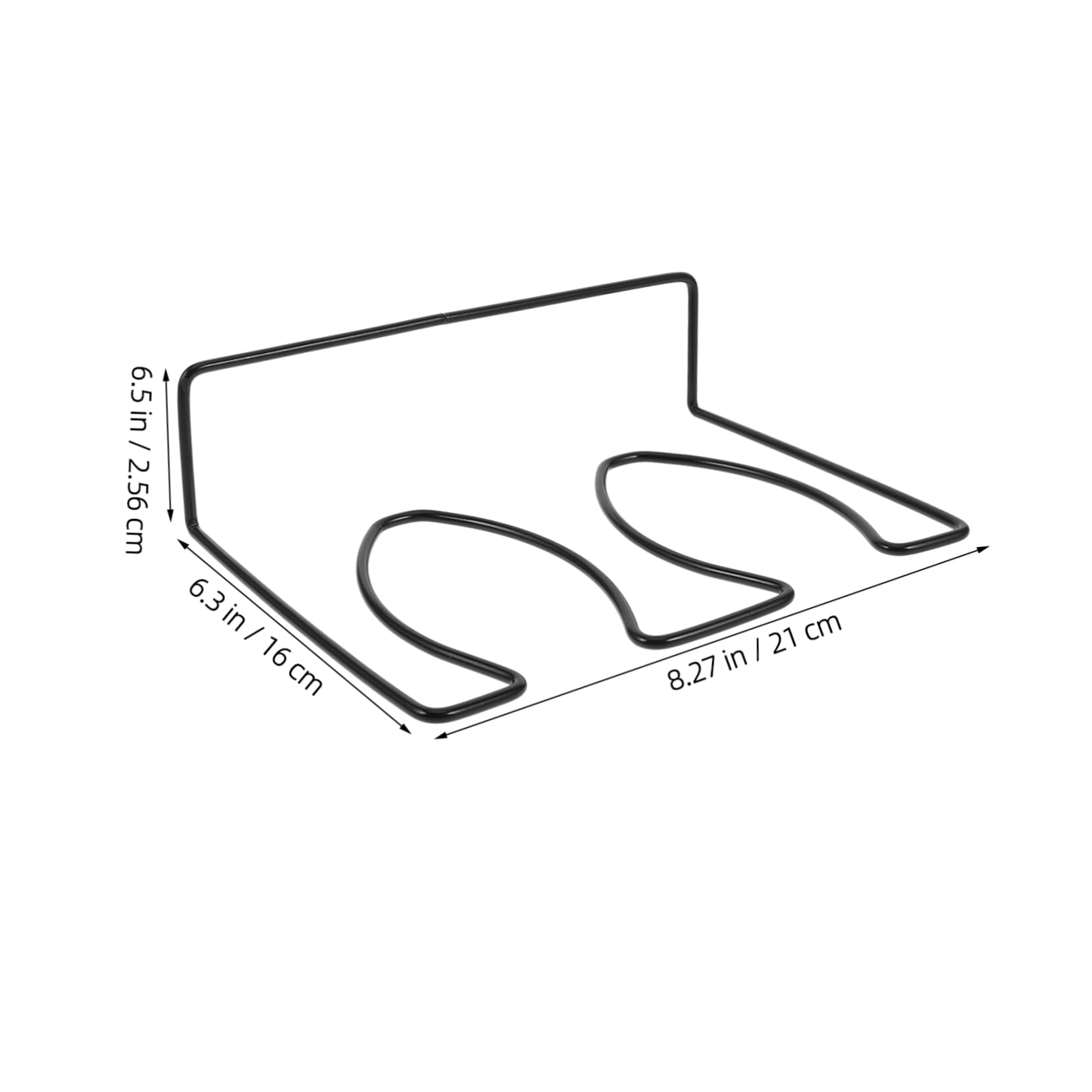 Cabilock Front Door Shoe Rack 2 Pack Over Door Shoe Organizer Boot Storage Wall-Mounted Space Efficient Installation