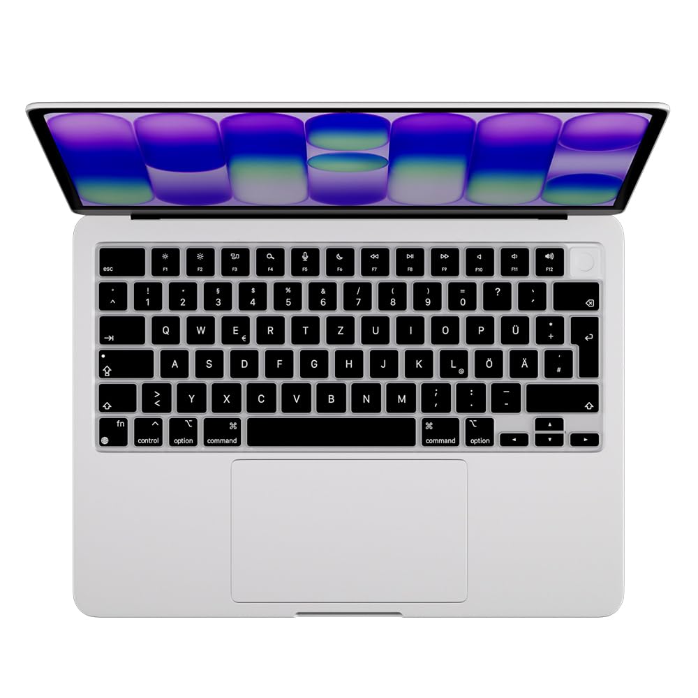 Funda de silicona ultrafina para teclado para MacBook Neo de 13 pulgadas con A18 Pro lanzado en 2026 y MacBook Pro de 16 pulgadas/Pro de 14 pulgadas con accesorios de protección M5/M5 Max/Pro