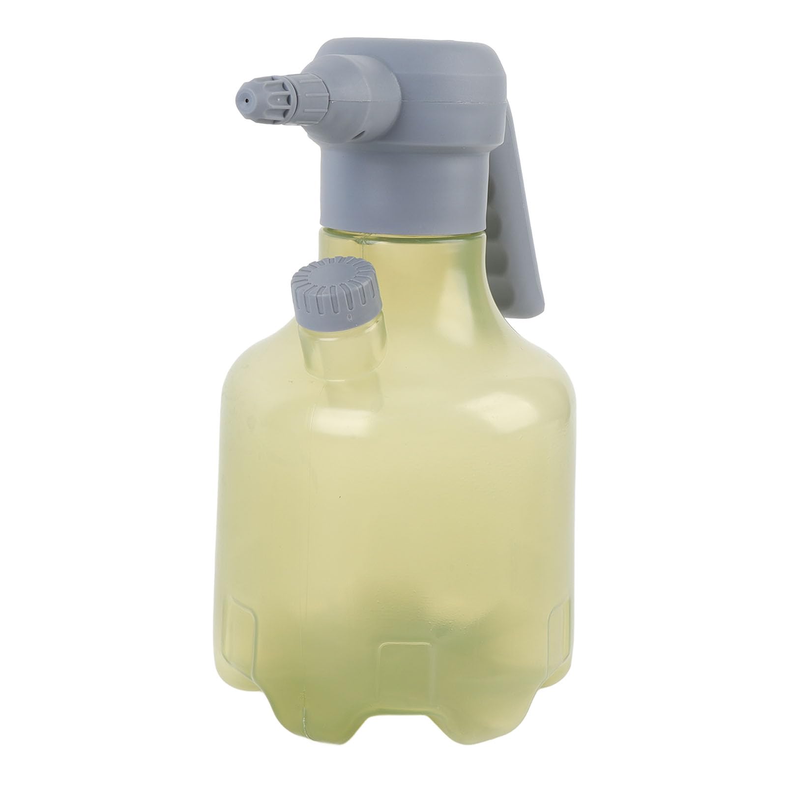 Pflanze, Doppel Zeitgesteuerte Bewässerung Wiederaufladbarer Batteriebetriebener Sprühflasche mit 3L -Wassertank für Topfpflanzen Garten Rasen Balkon Gewächshaus (Yellow)