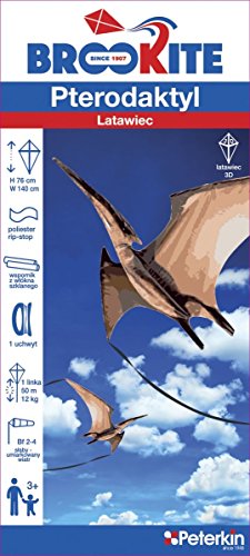 Brookite 3390  Cerf-Volant Pterodactyl Jurassic Kite, 76 x 140 cm