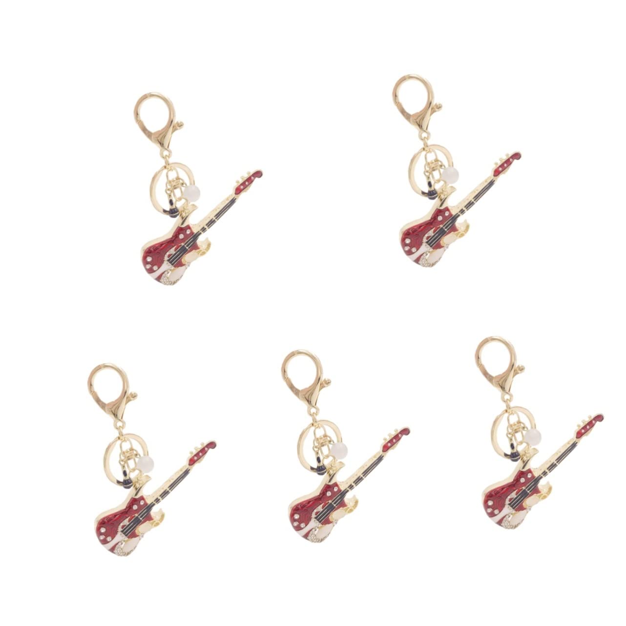 BESPORTBLE Portachiavi Chitarra con Accessorio Creativo per Borse e Chiavi Ciondolo Decorativo Idea per Amanti Della