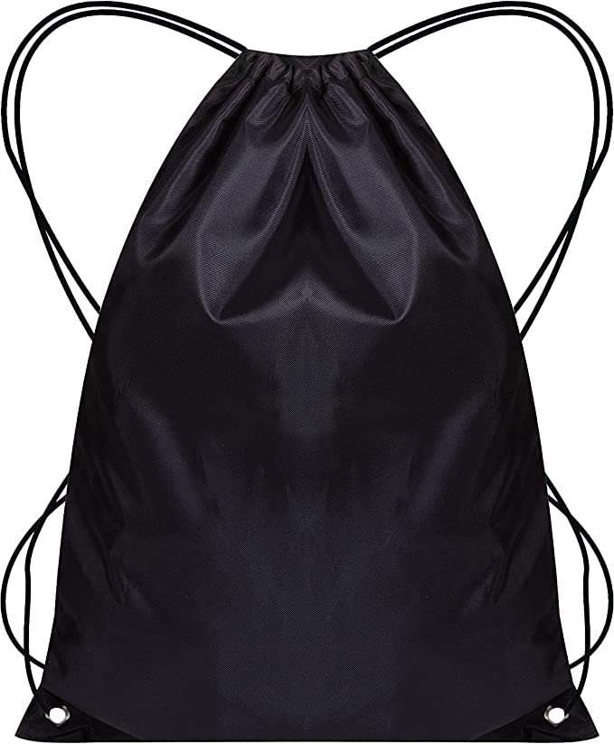 Kunyeah Trekkoord Rugzak Tas Waterdicht Strand Pack Met Schoen Compartiment Kid Zwem Tas Sport Gym Rugzak voor Meisjes Jongens, Grijs, Eén Maat