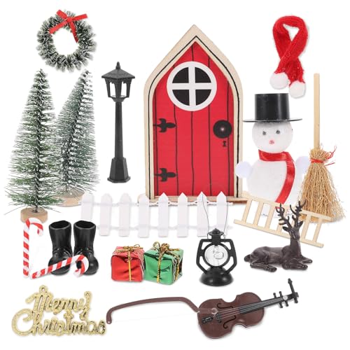 ULTECHNOVO �~�j�`���A�~�j�n�E�X������Z�b�g �N���X�}�X�~�j�A�N�Z�T���[ �ʐ^�B�e�p�~�j�Ƌ�͌^���� �����f�B�X�v���C���� 1Set