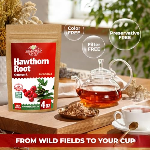 Image of 4 oz. Hawthorn Root Herbal Tea (Crataegus L.) - 113g Pigweed Herb Tea Espino Blanco
