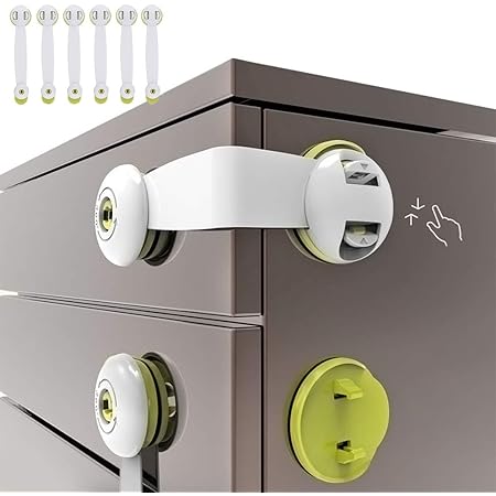 Amazon ベビーガード チャイルドロック 安全ロック 子供 安全 ストッパー 引き出し タンス 便器 ドアロック対応 地震対策 6セット ドアロック ストッパー ベビー マタニティ 通販