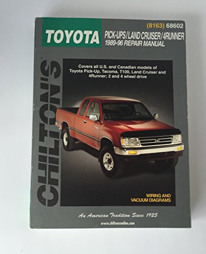 Toyota Pick-ups, Land Cruiser, 4 Runner Manual