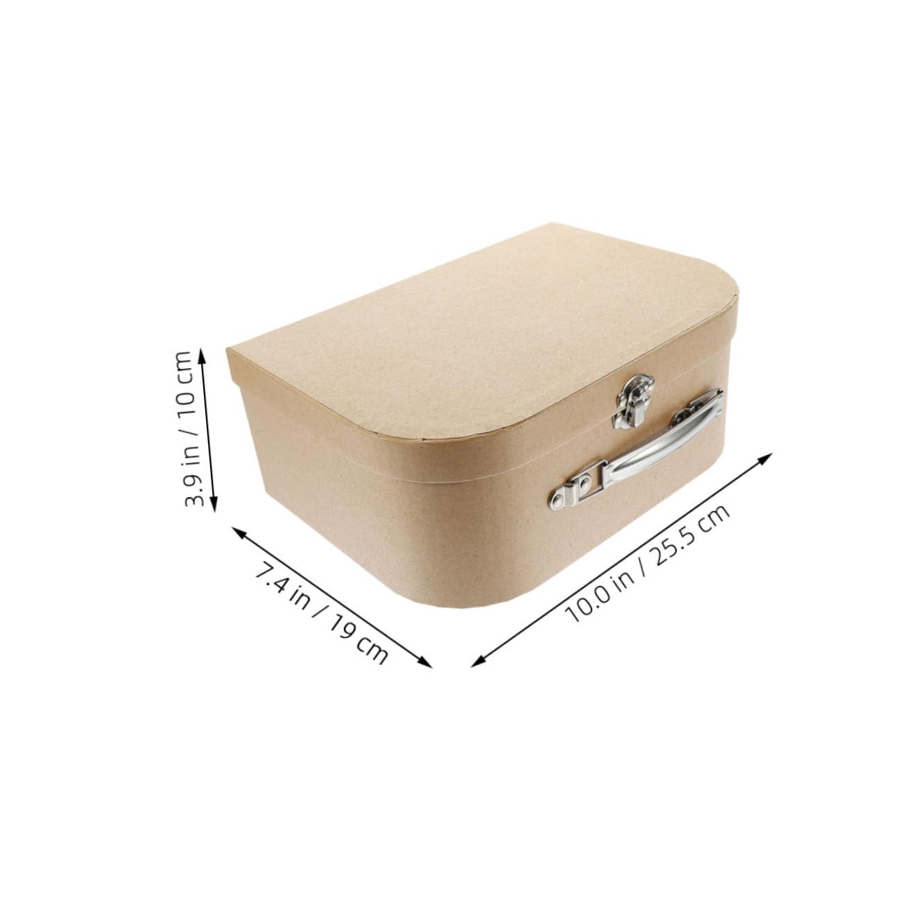 Artibetter Scatole Portaoggetti Facile da Pulire Manico in Carta Resistente Confezione 2 Pezzi Perfette per Conservare Gioielli e Decorare Comò
