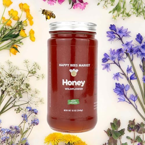 Miel orgánica de flor silvestre 12 oz miniatura 5