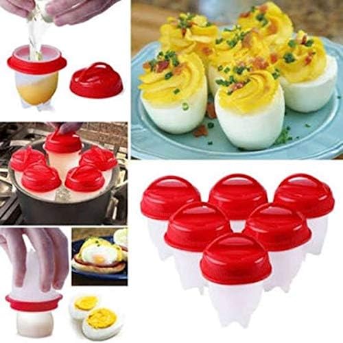 5DM-Silikon Yumurta Haşlama Kabı 6lı Set