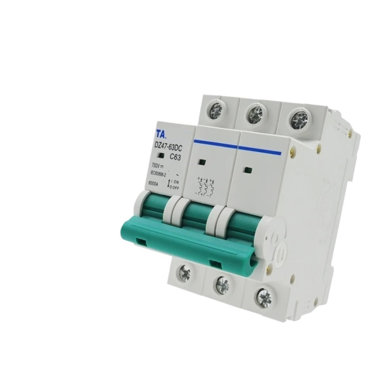 3P Mini Interruttore Solare DC Fotovoltaico PV Interruttore MCB 750V 16A 32A 40A 50A 63A Interruttore Aria