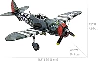 Vista 2 de Kit de modelo de metal 3D P-47 Thunderbolt de Metal Earth Fascinations