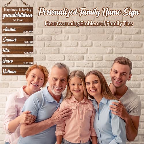 Personalized-Family-Name-Sign-Wall-Hanging-Custom-Decorative-Hanging-Wooden-Sign-with-1-10-Family-Names-Birthdates-Calendar-Reminder-Plaque-Family-Gifts-for-Mom-Grandma-Mothers-Day Personalized Family Name Sign Wall Hanging Custom Decorative Hanging Wooden Sign with 1 10 Family Names Birthdates Calendar Reminder Plaque Family Gifts for Mom Grandma Mothers Day