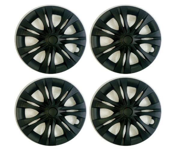 Netco Unbreakable 15" inch Toyota Innova Black Wheel caps/Cover, Set of
