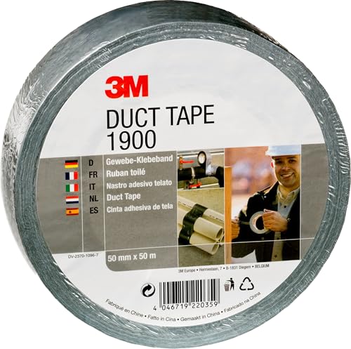 3M 1900 Ruban adhésif économique Gris Argenté Ruban adhésif pour ...