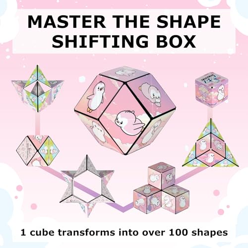 Image of Shashibo Pudgy Penguins Magnetic Puzzle Cube, Stress Relief Fidget Toy