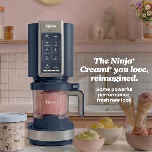 Image of Ninja Creami 7-in-1 Ice Cream Maker, Navy, NC351
