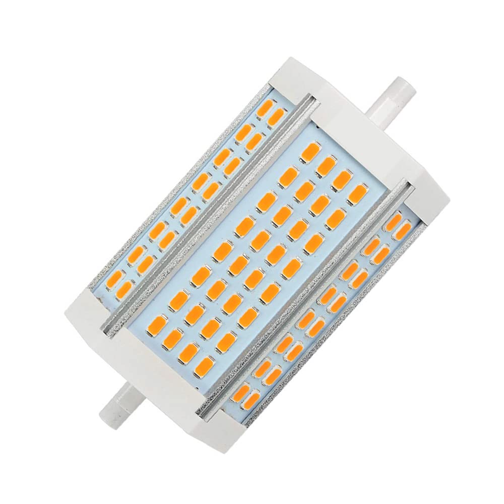 R7S LED Bulb 118MM Dimmable 30W J118 Floodlight 220V Double Ended 300W Halogen Bulbs Replacement for Household Lighting Floodlight (3000K-Warm White)