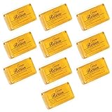 🎻 【Mejora el efecto de sonido】 -Rosin tiene buena viscosidad y fuerte adherencia, fácil de sujetar al arco y hace que el instrumento sea sensible y melodioso.
