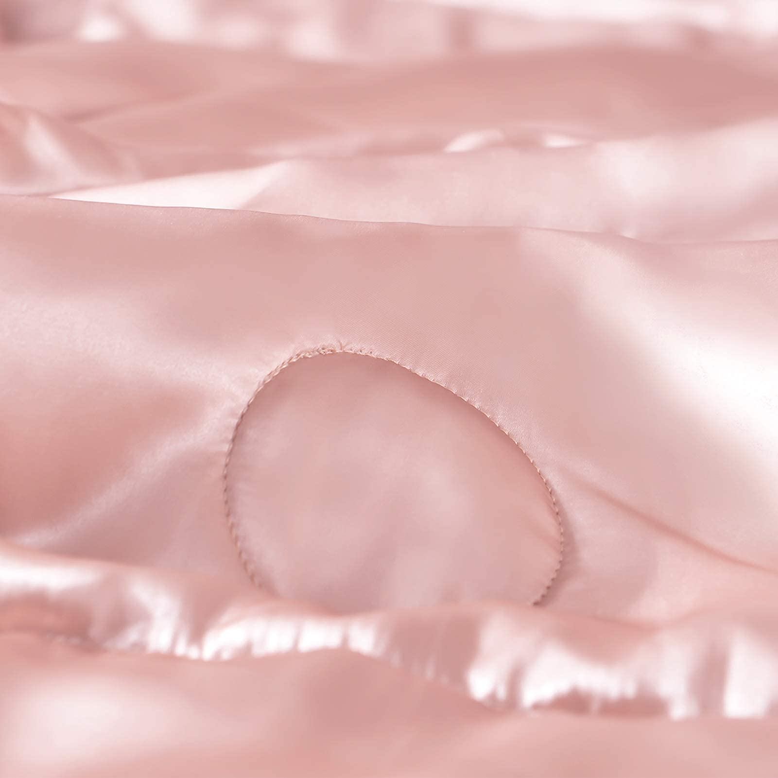 THXSILK - Coperta morbida in seta, 100% seta di gelso, per interni ed esterni, 135 x 180 cm, rosa