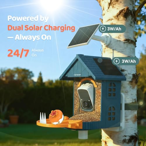 Smart Bird Feeder with Camera Outdoor Birdhouse - image 2