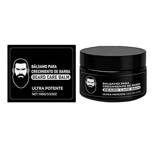 Estimulante para Barba, Apolo Cosmetics Para Barba, Ultra Potente Bálsamo de Crecimiento, New De Barba, Estimulante Barba Hidrata y Fortalece el
