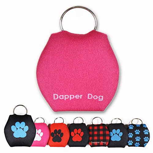 Dapper Dog - Dog Tag Silencer with Tag Ring (Pink)