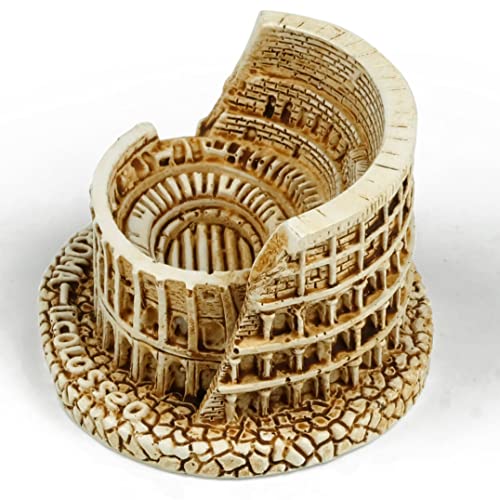 Transgood Rome Colosseum Italy Architecture Model, Mini Size Resin Sculpture, Ancient Roman Architecture, Handmade Craft Gift & Home Desktop Décor #TOP5
