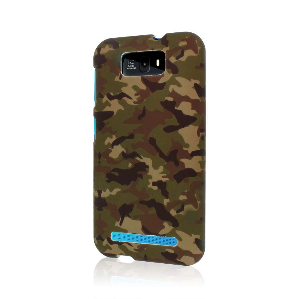 Empire MPERO SNAPZ Series Rubberised Case for BLU Studio 5.5 - Green Camo