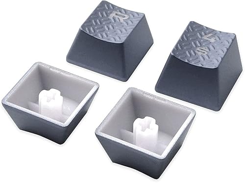 Miniatura 4 de HUYUN FPS - Tapas de teclas retroiluminadas de repuesto para teclados Corsair Cherry MX Key Switch Gaming (gris)