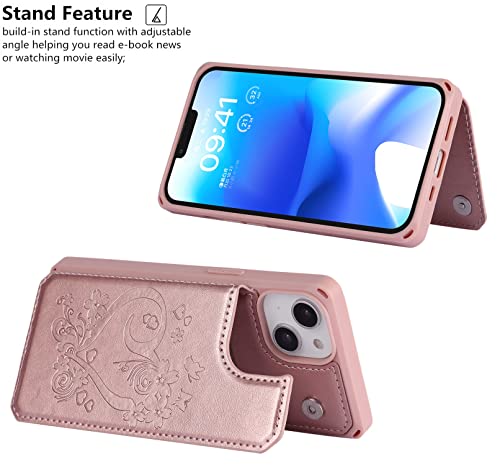 Étui portefeuille iPhone 14 Plus blocage RFID et protection antichoc - 7