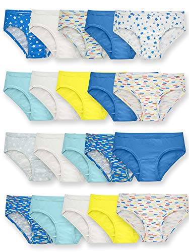 Fruit of the Loom Girls' Cotton Hipster Underwear, 20 Pack - Fashion Assorted