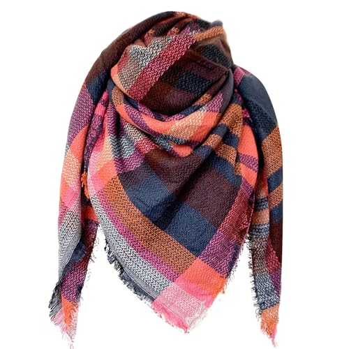 Fall & Winter Blanket Plaid Scarf