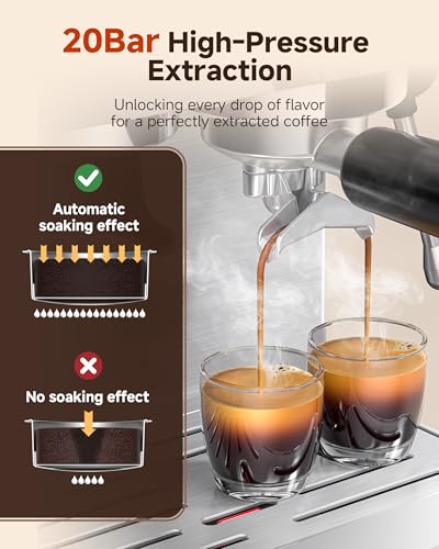 Semi-Automatic Espresso Machine with Wand