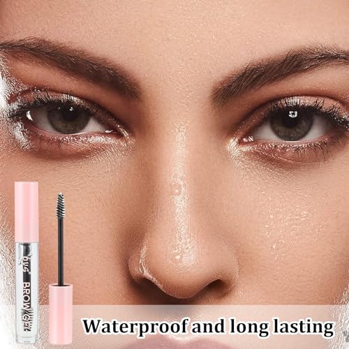 INBOLM Eyebrow Gel,Brow Gel,Long Lasting Clear Brow Gel,Waterproof Eyebrow Gel Clear,Eyebrow Glue Brow Fix Gel Clear Brow Gel,Clear Mascara For Eyebrows Styling Repair Make Up Set - Image 8