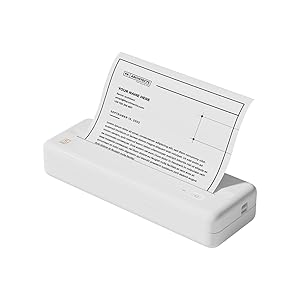 HPRT Wireless Portable Printer - Bluetooth Thermal Printer for Travel, Mobile Office, School, Home Compatible with iOS Android