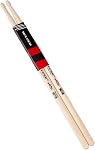Drum Sticks 5B Maple Wood Tip DrumStick,2 Pairs Drum Stick Ideal for Drummers of All Levels, Used for Drums, Percussion and Practice–(5B-Two Pairs)