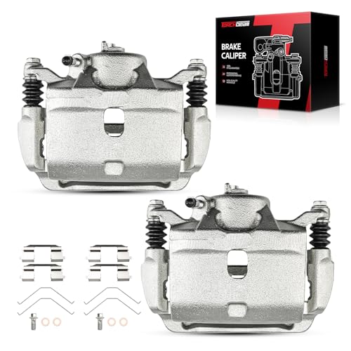 Image of Torchbeam Front Brake Calipers Set for Honda 2002-2004 CR-V, Honda 2003-2011 Element, Front Left and Front Right Calipers Replace # 19B2662+19B2663