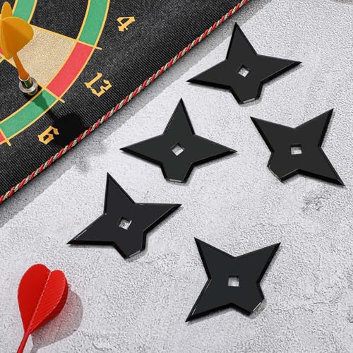 Imanes Ninja Star para refrigerador 10 unidades negro miniatura 6
