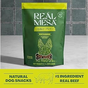 Actual Mesa Beef Kabob Treats for Canine – Canine Jerky – All-Pure, Excessive-Protein Beef Canine Treats – Scrumptious & Wholesome Canine Beef Jerky Snacks (9.5oz)